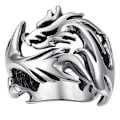 Miniatyrbild 3 av 3: Snygg Justerbar Luminous Punk Retro Luminous Dragon Ring Smycke för Män