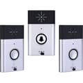 Smart trådlös röstintercom - Dörrpassagesystem för inomhus/utomhus - Silver.