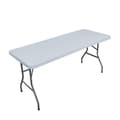 Bedst sælgende vaskbart foldbart picnicbordbetræk til rektangulære borde grå 120x58cm grå