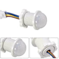 Miniatyrbillede 4 af 4: 1 stk. 110V 220V PIR Infrarød Bevægelsessensor Switch Automatisk Til/Fra Lyskontakt PIR Sensor Detektor Lyskontakt LED Følsom Natlampe