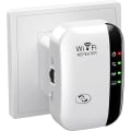 Miniatyrbillede 1 af 5: 2023 Nyeste WiFi Extender, WiFi Booster, Internet Booster - med Ethernet Port, Hurtig Opsætning, Trådløs Signalforstærker til Hjemmet