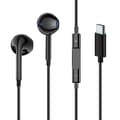 Apple iPhone 15/16 Kompatible USB-C In-Ear Hovedtelefoner med Mikrofon EarPods (Sort)