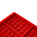 Miniatyrbild 3 av 4: 2 stycken Formkakaformar, Våffelform i Silikon, Kakform Isbit Brödform, 28*18.4*1.5cm