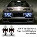 1 par 8000K hvite LED Angel Eye Marker Halo-pærer for- E39 E53 E60 E63 E64 E66 E87 5 6 7 X3 X5