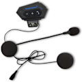 Miniatyrbilde 1 av 4: Bluetooth headset, bt12 motorsykkel intercom, Bluetooth 5.0 kommunikasjonssystem