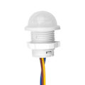 Miniatyrbillede 3 af 4: 1 stk. 110V 220V PIR Infrarød Bevægelsessensor Switch Automatisk Til/Fra Lyskontakt PIR Sensor Detektor Lyskontakt LED Følsom Natlampe