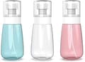3-pack mini sprayflaskor med fin dimma, återanvändbara läckagesäkra resestorlekar, TSA-godkända, idealiska för ansiktsmist, hårvård och hudtoner.