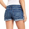Pikkukuva 2 / 3: Naisten revityt denim-shortsit joustavalla helmalla --- tummansininen (Koko XL)