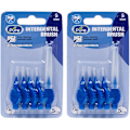 Miniatyrbild 1 av 4: 10-pack interdentalborstar med lock för rengöring av tandställning, liten storlek 1,0 mm för att ta bort matrester och plack mellan tänderna
