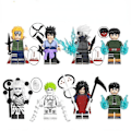 Miniatyrbillede 1 af 3: 8-delt Naruto samlelegetøj mini figur byggeklodser