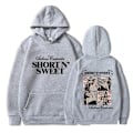 Miniatyrbillede 1 af 3: Sabrina And Carpenter Merch Hættetrøje Trykt Sweatshirt Løs Pullover Casual Langærmet Unisex Grå M