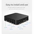 Miniatyrbillede 4 af 5: Android TV Box 4K HDR Streaming Mediaafspiller 4GB RAM 32GB ROM Allwinner H3 Core Smart TV Box