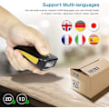 Miniatyrbilde 2 av 5: C750 Bluetooth 2D Strekkodeskanner, Håndholdt QR Trådløs Strekkodeleser for Nettbrett iPhone iPad Android iOS PC POS