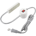 Miniatyrbillede 1 af 5: 30 LED Symaskine Lys Arbejdslampe med Svanehals og Magnetisk Base til Hjemmet eller Symaksinen (220V)