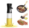 2-pack glas sprayflaska för olja & vinäger - 200ml Black black