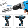 Miniatyrbild 5 av 5: 3-pack Hexskaft Mutterdragare, 1/4\" Hexskaft Power Wing Mutterdragare Set, Spårad Wingmutterkrok Borrbit Socket Nyckel Panelmutter Skruvverktyg Öga C-krok B