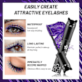 Miniatyrbillede 2 af 5: Farverig Mascara, Vandfast Langtidsholdbar Tyk Mascara (Lilla)