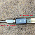 Pikkukuva 3 / 5: 8-nastainen Lightning-naaras USB 3.0 -naaras muuntaja liitinsovitin USB-kaapelille, USB-levylle, kortinlukijalle, USB-lampulle, tuulettimelle ja muille