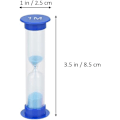 Miniatyrbillede 3 af 4: Timeglas 6 stk., 30 sekunder, 1 minut, 2 minutter, 3 minutter, 5 minutter, 10 minutter