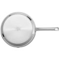 Miniatyrbilde 3 av 4: Induksjonsstekepanne 28 cm, rustfritt stålbelegg, rustfritt stålhåndtak, høy temperaturbestandig, skånsom steking