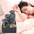Miniatyrbilde 3 av 4: Innendørs fossfontene, meditasjonsfontene, liten fossfontene, skrivebordsdekorasjon, innendørs bordfontene med LED-lys og steiner