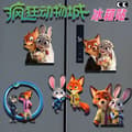 Zootropolis magnetiske kjøleskapsmagneter – 5-delt sett, søte karaktersamleobjekter
