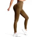 3D Cellulite Leggings Hög Midja Butt Lifting Tummy Control XL Coffee XL Coffee