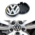 4-pack - Volkswagen VW Centrumkåpor / Fälgnavsemblem - Bil Silver Silver Silver 65 mm Silver 65 mm Silver 65 mm
