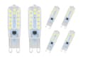 10-pack 5W G9 3000K LED-lampor med klar kåpa G9 5W G9 5W