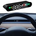 Head-Up Display för Tesla Model 3 Model Y Bil Digital Körposition Dator Display Hastighetsmätare Dörröppningspåminnelse 23-24 modell Y