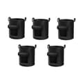 5-pack 10 Gallon Potatisodlingspåsar, Kraftiga Potatispåsar för Potatisodling, Tygpotatisodlingspåsar med Lock