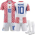 2026 VM Kroatien Hemmefotbollströja Set Nr. 10 Modrić 20 Home 20