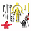 Miniatyrbillede 1 af 8: Hoodie Dummy13 Magnetisk Actionfigur Sæt Dummy 13 Action Figur A5