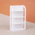 Miniatyrbillede 1 af 7: 1:12 Dukkehus Miniaturehylde Display Stand Storage Rack Super White oneszie