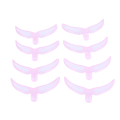 Pikkukuva 4 / 5: 8 in1 Eyebrow Mold Kulmakarvat Uudelleenkäytettävät Design Eyebrow Gro one size