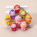 Miniatyrbild 4 av 7: Kawaii tecknade hartsfigurer i resin, små prydnader, barnkalas onesize