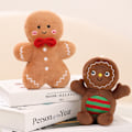 Miniatyrbilde 8 av 8: Julepynt Leker e Gingerbread Man Plysjleketøy Doll Pi coffee brown 15m