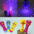 Miniatyrbillede 2 af 5: 2 stk. Blinkende projektionsmikrofon Baby Learning hine Uddannelse Random Color 2Pcs