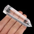 Miniatyrbilde 7 av 8: 2 stk klar kvarts krystallpunkt naturlig tryllestav prøve Reiki Hea 2Pcs One Size