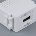 Miniatyrbillede 8 af 8: USB-strømmodul 220V 5V Transformer 2.1A USB-opladningsstik S White