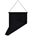 Pikkukuva 6 / 8: Rintanavigaattorin säilytyskangas Riippuva lippu Rintakoru Lauta Badge Org Black one size