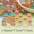 Pikkukuva 1 / 8: 10 kpl Mini Valoisa Puutarhakoriste Resin Hahmot Miniatyyri G