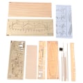 Miniatyrbild 7 av 8: 1:100 Halcon träsegelbåt modell DIY Kit Ship Assembly De A one size