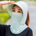Miniatyrbillede 7 af 8: Sommer Is Silke Hatte Til Damer Solhat Med Åndbar Solcreme Green one size