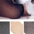 Miniatyrbilde 3 av 5: Nye kvinner Crystal Rhinestone Fishnet Nettnett Sokker Strømper T Nude 76cm
