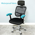 Miniatyrbilde 4 av 8: Kontor Computer Stol Arm Armlen Slipcovers Dekker Pads Flexib Red one size