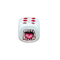 Miniatyrbillede 8 af 8: Monster Dice Sjovt Monster Ansigt Resin Terning Sæt Halloween Tableto A7
