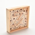 Miniatyrbillede 4 af 6: 1 Stk Classic Labyrinth Board Balance Brætspil Uddannelse Lear A one size