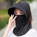 Miniatyrbillede 1 af 8: Sommer Is Silke Hatte Til Damer Solhat Med Åndbar Solcreme Black one size