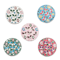 Miniatyrbilde 3 av 5: Sammenleggbar veske håndveske krok veske tote blomst form metall bag tabl Rose red 1pcs